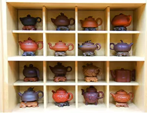 Images Dated 25th December 2007: Teapot collection of various shapes