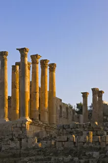 Temple of Artemis, ancient Jerash ruins, Amman, Jordan
