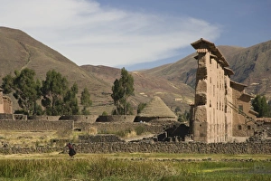 Temple of Wiracocha, built 700 years ago, Raqchi (near Cuzco), Peru Temple of Wiracocha, built 700 years ago, Raqchi (near Cuzco), Peru