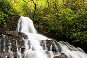 Unesco World Heritage Site Gallery: Tennessee, Great Smoky Mountains National Park, Laurel Falls