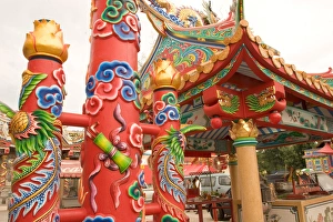 Thailand, Dragon incense at the Buddhist Chinese Shrine Thailand, Dragon incense at the Buddhist Chinese Shrine