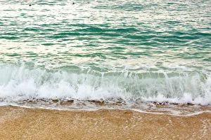 Thailand, Ko Samui. Light surf hitting the beach Thailand, Ko Samui. Light surf hitting the beach