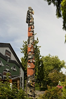 Thunderbird Park, Victoria, B. C. Inner Harbour, Canada (RF) Thunderbird Park, Victoria, B. C. Inner Harbour, Canada (RF)