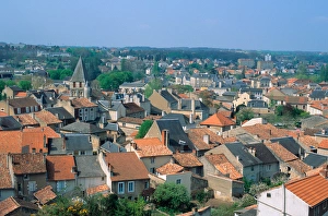 Tile rooftops in Chauvigny, France. french, france, francaise, francais, europe Tile rooftops in Chauvigny, France. french, france, francaise, francais, europe