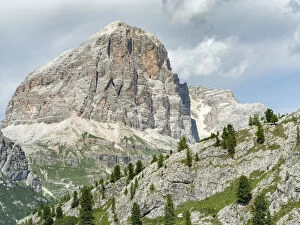Tofana de Rozes in the Dolomites of Cortina d Ampezzo
