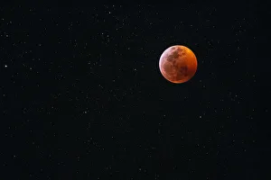 Total blood moon eclipse seen from Big Island, Hawaii Total blood moon eclipse seen from Big Island, Hawaii