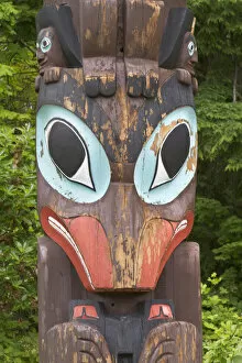 Images Dated 24th July 2011: Totem pole, Vancouver, British Columbia, Canada