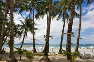 Images Dated 3rd December 2012: Tourists on the beach, Boracay Island, Aklan Province, Philippines