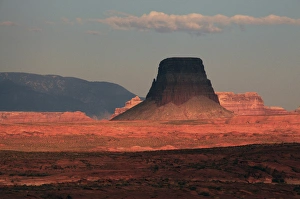 Tower Butte at Sunset; Glen Canyon National Recreation Area; Page; Arizona; USA Tower Butte at Sunset; Glen Canyon National Recreation Area; Page; Arizona; USA