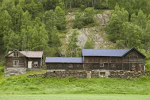 Images Dated 17th December 2003: traditional building along Sognefjellsvegen, highway 55