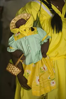 Images Dated 19th November 2006: Traditional doll, Garifuna Settlement Day, annual festival held in late November