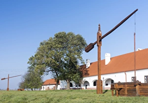 Traditional water well (well sweep or shadoof) in the hungarian lowland plains also Traditional water well (well sweep or shadoof) in the hungarian lowland plains also
