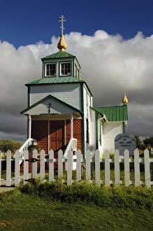 Images Dated 5th September 2012: Transfiguration of Our Lord Church; Ninilchik; Alaska; USA