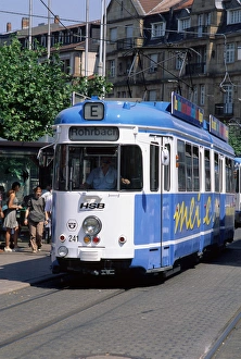 A trolley car in Heidleberg, Germany. germany, german, europe, european, deutsche A trolley car in Heidleberg, Germany. germany, german, europe, european, deutsche