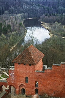 Turaida Castle by Gauja River, Sigulda, Latvia Turaida Castle by Gauja River, Sigulda, Latvia