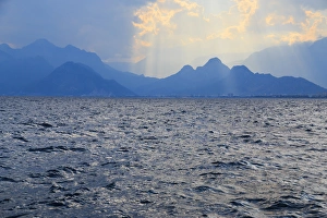 Turkey, Antalya, SW Mediterranean coast bordered by the Taurus Mountains, Turkey's Turkey, Antalya, SW Mediterranean coast bordered by the Taurus Mountains, Turkey's