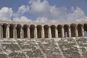 Turkey, Aspendos. Aspendos Theater has survived, fairly undamaged This structure has Turkey, Aspendos. Aspendos Theater has survived, fairly undamaged This structure has