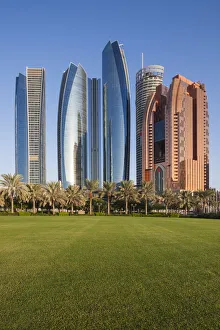 <b class=qtipBold><figcaption>UAE, Abu Dhabi, Etihad Towers</figcaption></b><br><em>© Walter Bibikow / DanitaDelimont.com</em> UAE, Abu Dhabi, Etihad Towers