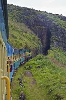 Images Dated 12th October 2009: UNESCO, India, Tamil Nadu, Nilgiri Mountains, Heritage Steam Train, Udagamandalam