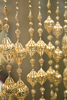 United Arab Emirates, Dubai, Deira. Deira Gold Souk / Market / Gold Jewelry United Arab Emirates, Dubai, Deira. Deira Gold Souk / Market / Gold Jewelry