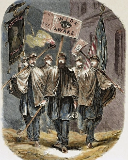 United States. Supporters of Abraham Lincoln, candidate of the Republican Party United States. Supporters of Abraham Lincoln, candidate of the Republican Party