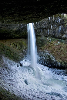 Unusual Ice Formation, North Falls, Silver Falls State Park, Oregon Unusual Ice Formation, North Falls, Silver Falls State Park, Oregon