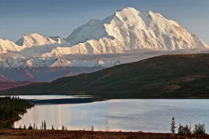 Images Dated 11th September 2011: USA Alaska Denali Mt. McKinley from Wonder Lake