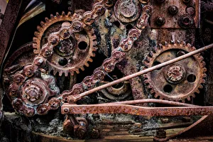 USA, Alaska. Gears and chains Credit as: Don Paulson / Jaynes Gallery / DanitaDelimont USA, Alaska. Gears and chains Credit as: Don Paulson / Jaynes Gallery / DanitaDelimont
