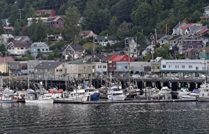 USA, Alaska, Ketchikan. Town overview as seen from harbor USA, Alaska, Ketchikan. Town overview as seen from harbor