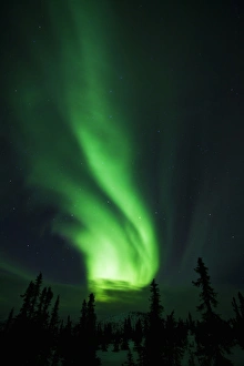 USA; Alaska; Northern Lights in the Alaska Sky USA; Alaska; Northern Lights in the Alaska Sky