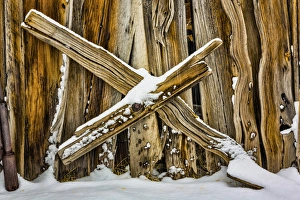 USA, California, Bodie. Detail of wooden building USA, California, Bodie. Detail of wooden building
