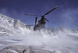 USA, California, Chinook Search and Rescue Helicopter, Sequoia and Kings Canyon National USA, California, Chinook Search and Rescue Helicopter, Sequoia and Kings Canyon National