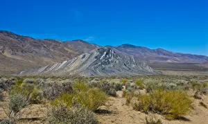 USA, California. Death Valley National Park, Butte Valley Road, Stripped Butte USA, California. Death Valley National Park, Butte Valley Road, Stripped Butte