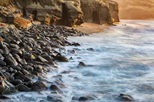 USA, California, La Jolla, Boomer Beach shoreline USA, California, La Jolla, Boomer Beach shoreline