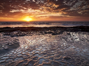 USA, California, La Jolla, Sunset from Coast Blvd. Park USA, California, La Jolla, Sunset from Coast Blvd. Park