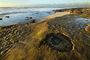 USA, California, La Jolla. Tidepools and ocean USA, California, La Jolla. Tidepools and ocean
