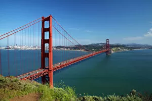Commuter Gallery: USA, California, San Francisco - Golden Gate Bridge, San Francisco Bay