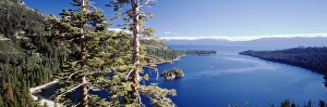 USA, California, View of Lake Tahoe and emerald Bay in morning USA, California, View of Lake Tahoe and emerald Bay in morning