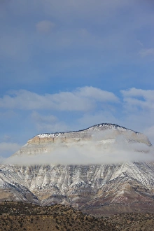 USA, Colorado, De Beque, winter mist along the Colorado River USA, Colorado, De Beque, winter mist along the Colorado River
