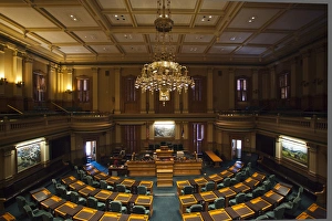 USA, Colorado, Denver, Colorado State Capitol, interior of the House of Representatives USA, Colorado, Denver, Colorado State Capitol, interior of the House of Representatives
