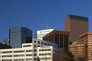 USA, Colorado, Denver, downtown from Civic Center Park USA, Colorado, Denver, downtown from Civic Center Park