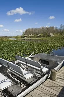 USA, Florida, Big Cypress Seminole Reservation: Billie Swamp Safari, Airboat