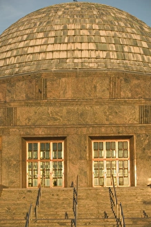 USA, Illinois, Chicago: The Adler Planetarium, Sunset USA, Illinois, Chicago: The Adler Planetarium, Sunset