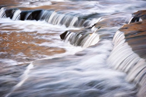 USA, Indiana. Cataract Falls State Recreation Area in autumn USA, Indiana. Cataract Falls State Recreation Area in autumn