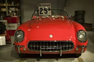 USA, Kentucky, Bowling Green: National Corvette Museum, First Corvette (b.1953)