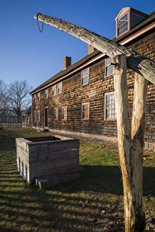 USA, Maine, Augusta, Old Fort Western, oldest wooden fort in the USA USA, Maine, Augusta, Old Fort Western, oldest wooden fort in the USA