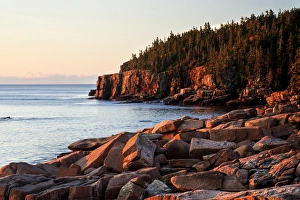 USA, Maine, Coastline, Acadia National Park, Sunrise USA, Maine, Coastline, Acadia National Park, Sunrise