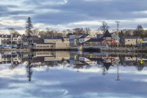 USA, Maine, Kennebunkport. Village reflection USA, Maine, Kennebunkport. Village reflection