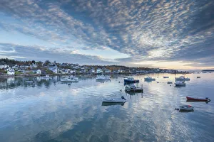 USA, Maine, Stonington. Stonington Harbor at dawn USA, Maine, Stonington. Stonington Harbor at dawn