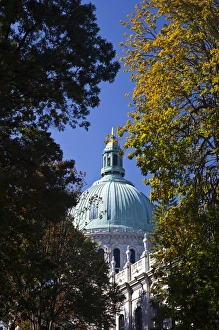 USA, Maryland, Annapolis. US Naval Academy, dome of the Main Chapel USA, Maryland, Annapolis. US Naval Academy, dome of the Main Chapel